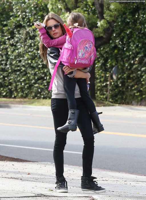 Alessandra Ambrosio Beautiful Babe Candids Posing Hot High Resolution Celebrity Straight