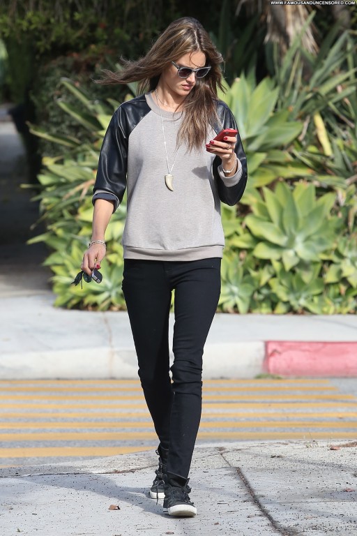 Alessandra Ambrosio Beautiful Babe Candids Posing Hot High Resolution Celebrity Straight