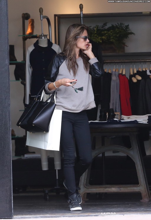 Alessandra Ambrosio Beautiful Babe Candids Posing Hot High Resolution Celebrity Straight