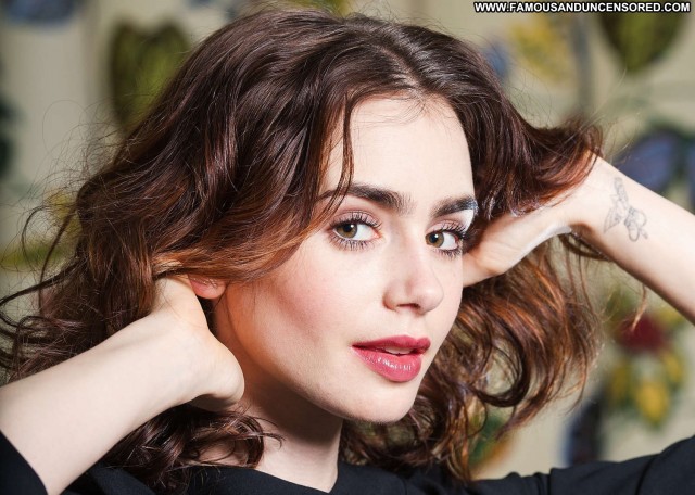 Lily Collins No Source Babe Celebrity Posing Hot Uk Beautiful High
