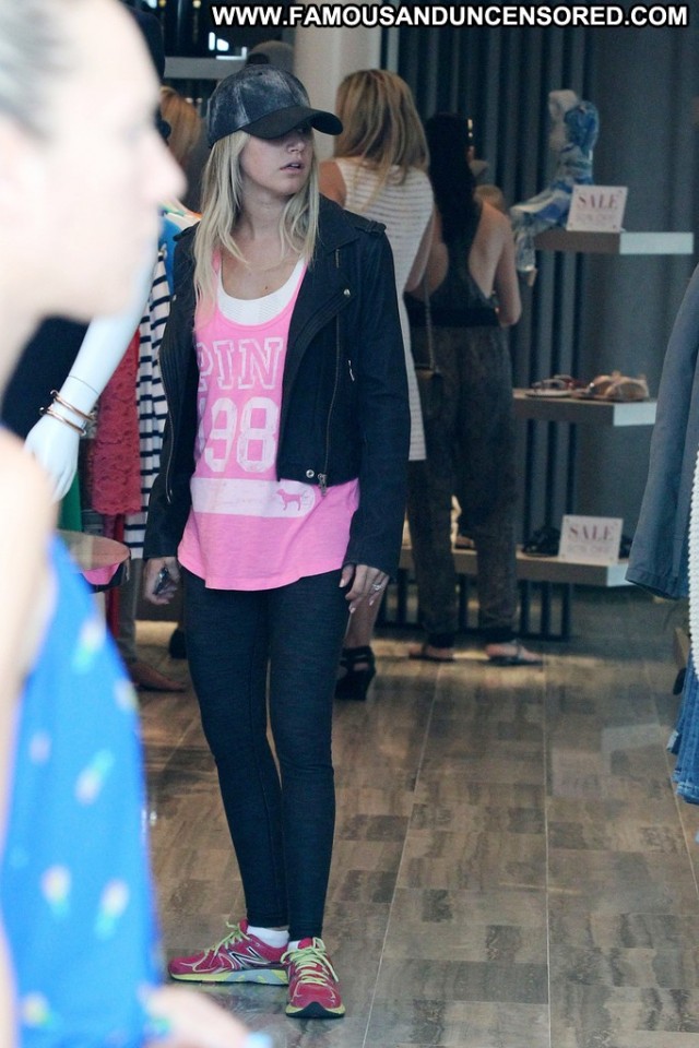 Ashley Tisdale Beverly Hills High Resolution Celebrity Shopping