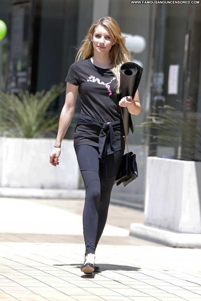 Emma Roberts Studio City Celebrity Posing Hot Beautiful Candids High