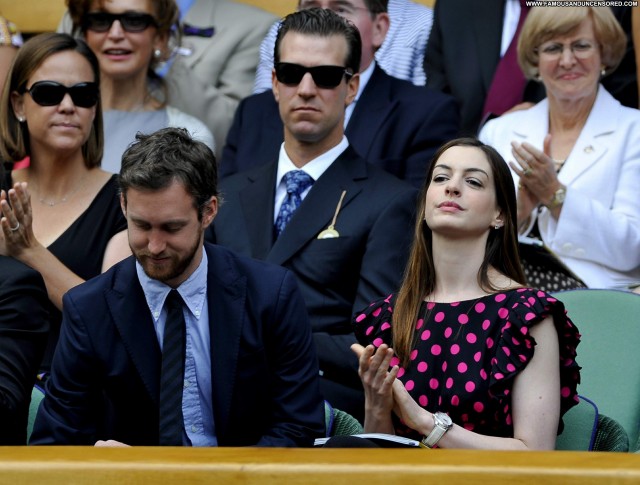 Anne Hathaway Wimbledon Posing Hot Beautiful High Resolution Babe