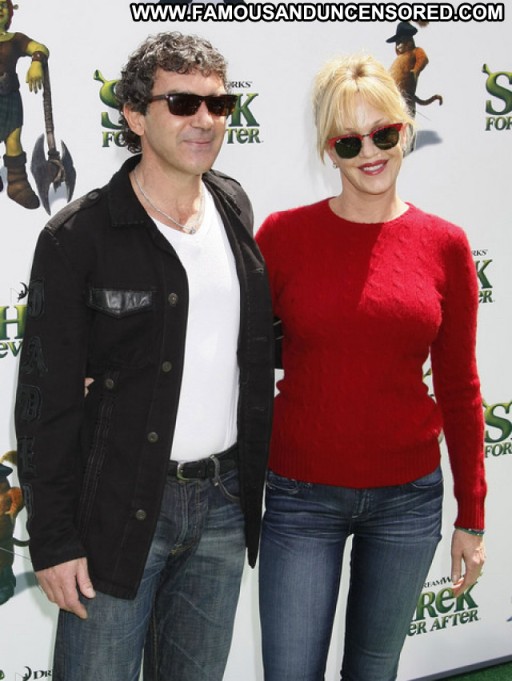 Melanie Griffith Jeans Posing Hot Celebrity Beautiful Babe Straight