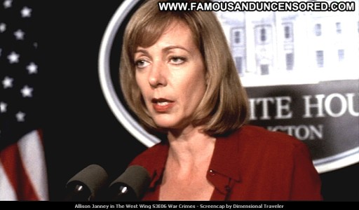 Allison Janney Beautiful Babe Straight Tv Series Celebrity Posing Hot