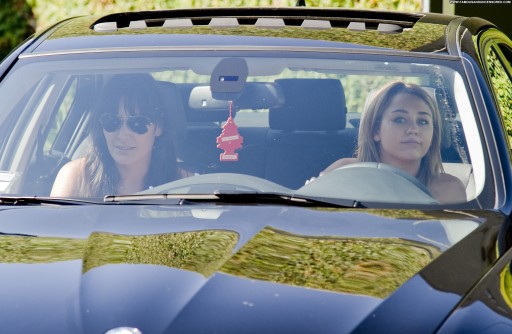 Miley Cyrus Hollywood Posing Hot West Hollywood Babe Beautiful Celebrity High Resolution Straight