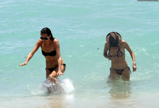 Louise Roe Miami Beach  Posing Hot Beach Beautiful Bikini Celebrity