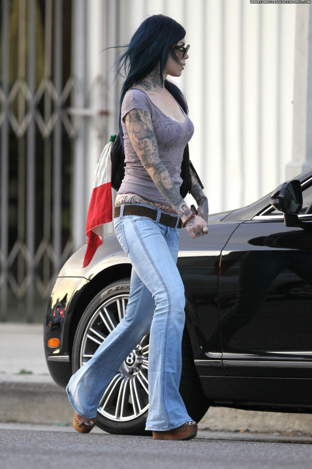 Kat Von D West Hollywood High Resolution West Hollywood Posing Hot