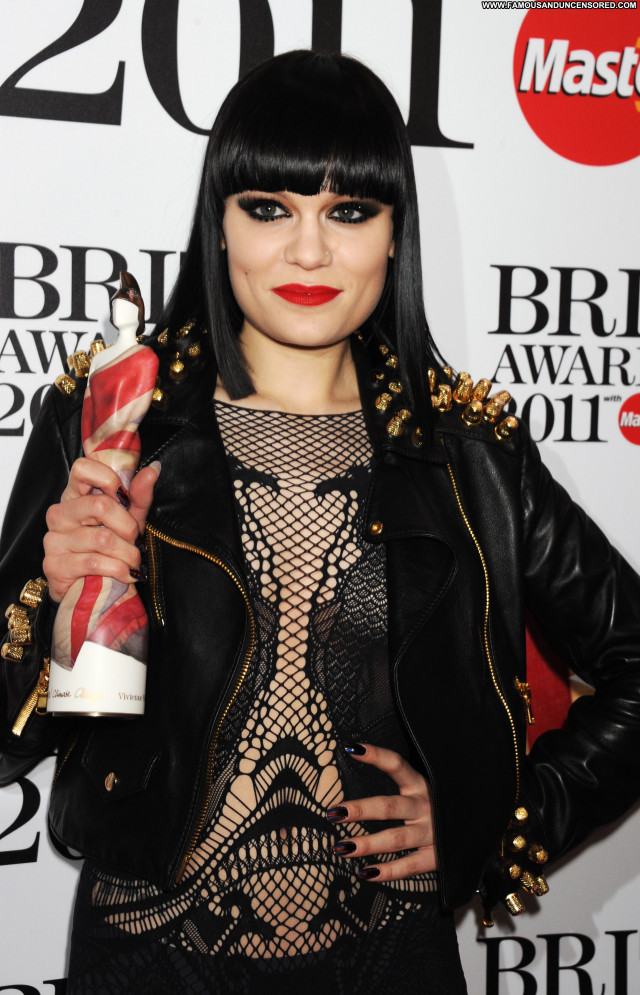 Jessie J Brit Awards Celebrity Posing Hot Babe Awards London High