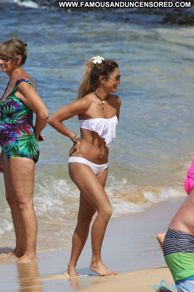 Vanessa Hudgens No Source  Beach Babe Bikini Hawaii Celebrity Posing