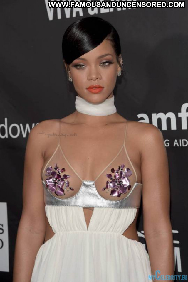 Rihanna See No Source See Through Celebrity Hollywood Babe Posing Hot
