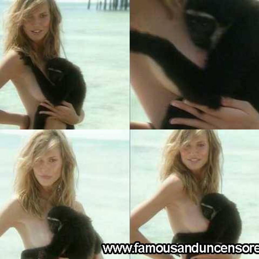 Heidi Klum Straight Sexy Celebrity Beautiful Nude Scene