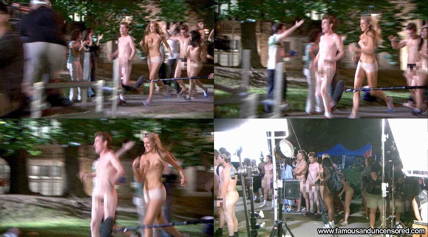 Naked mile scene