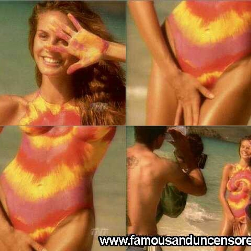 Heidi Klum Beautiful Sexy Nude Scene Celebrity Straight