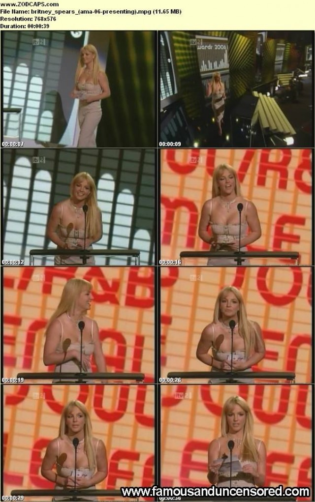 Britney Spears American Music Awards Sexy Celebrity Nude Scene