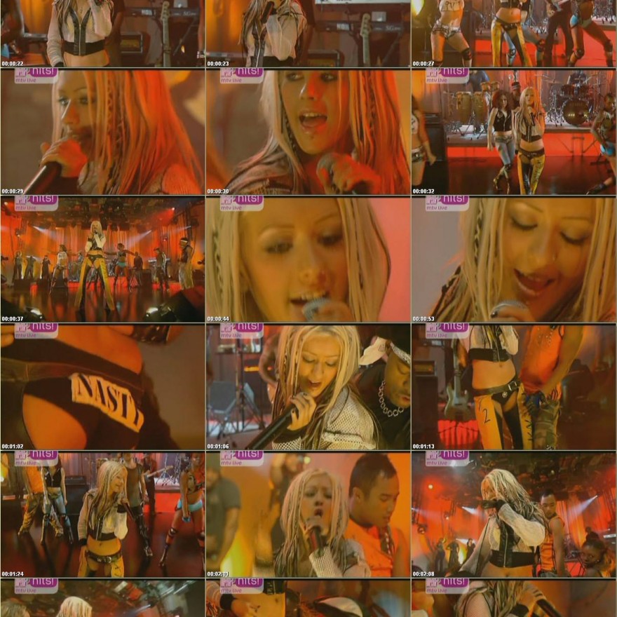 Christina Aguilera Nude Scene Beautiful Sexy Celebrity Straight