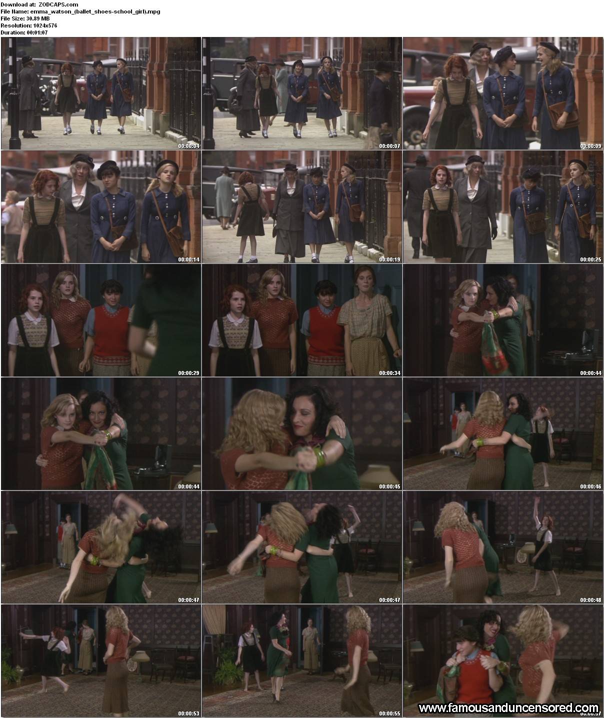 Ballet Shoes Emma Watson Sexy Beautiful Nude Scene Celebrity