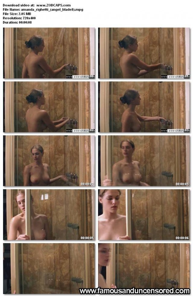 Amanda Righetti Angel Blade Beautiful Sexy Nude Scene Celebrity