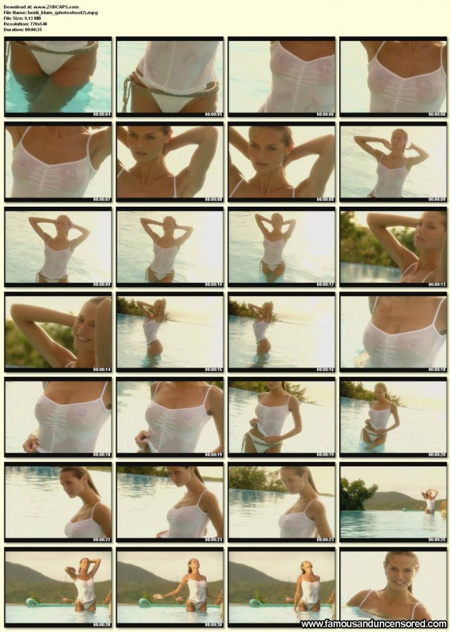 Heidi Klum Si Photoshoot Sexy Nude Scene Celebrity Beautiful