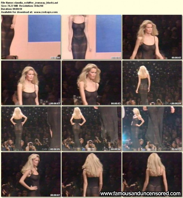 Claudia Schiffer Fashion Runway Beautiful Celebrity Nude Scene Sexy
