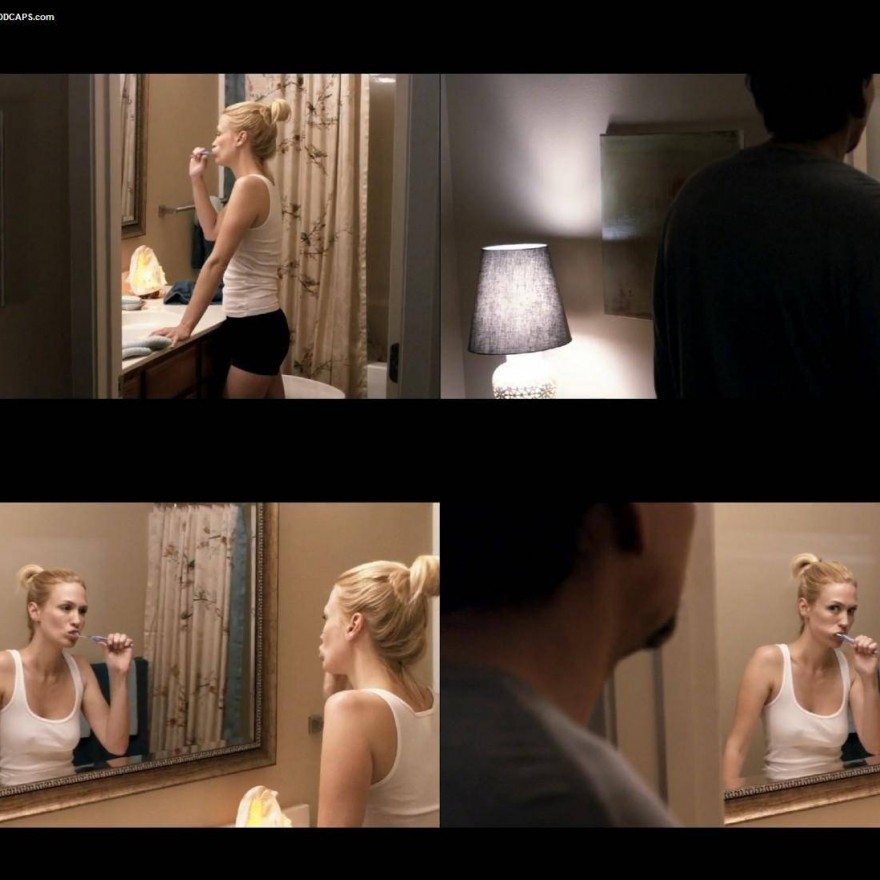 January Jones Beautiful Nude Scene Sexy Straight Celebrity